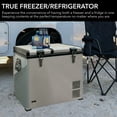 thumbnail image 6 of Whynter 90 Quart Dual Zone Portable Fridge/Freezer with 12v Option and Wheels, 6 of 8