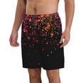 thumbnail image 2 of Naloa Colorful Sparkling Men's Beach Shorts, Surfing shorts, Swim trunks, Quick Dry Swim Trunks for Surfing Beach Fun - Medium, 2 of 9