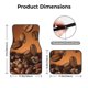 thumbnail image 5 of Fotbe Coffee Beans Juego de 4 Tapetes para Auto con Estampado – Alfombrillas de Goma Reforzada, Diseño Antideslizante, Protección para Todo el Año – Vehículos, Autos, Camionetas y SUVs, 5 of 7