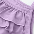 thumbnail image 6 of CAICJ98 Girls Tank Tops Soft Cami Scoop Neck Undershirts for Toddler Baby Girls Solid Sleeveless Tank Tops Purple,2-3 Years, 6 of 7