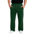 thumbnail image 2 of Men's Lounge Pants Loose Fit Wide Leg Pants Casual Trousers Leisure Trousers, 2 of 4