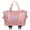 Pink, variant on Spencer Rolling Duffel Bag with Wheels, 3 Layer Expandable Luggage Bag Foldable Luggage Carry On Bag Weekend Bag with Detachable Wheels for Travel, Blue