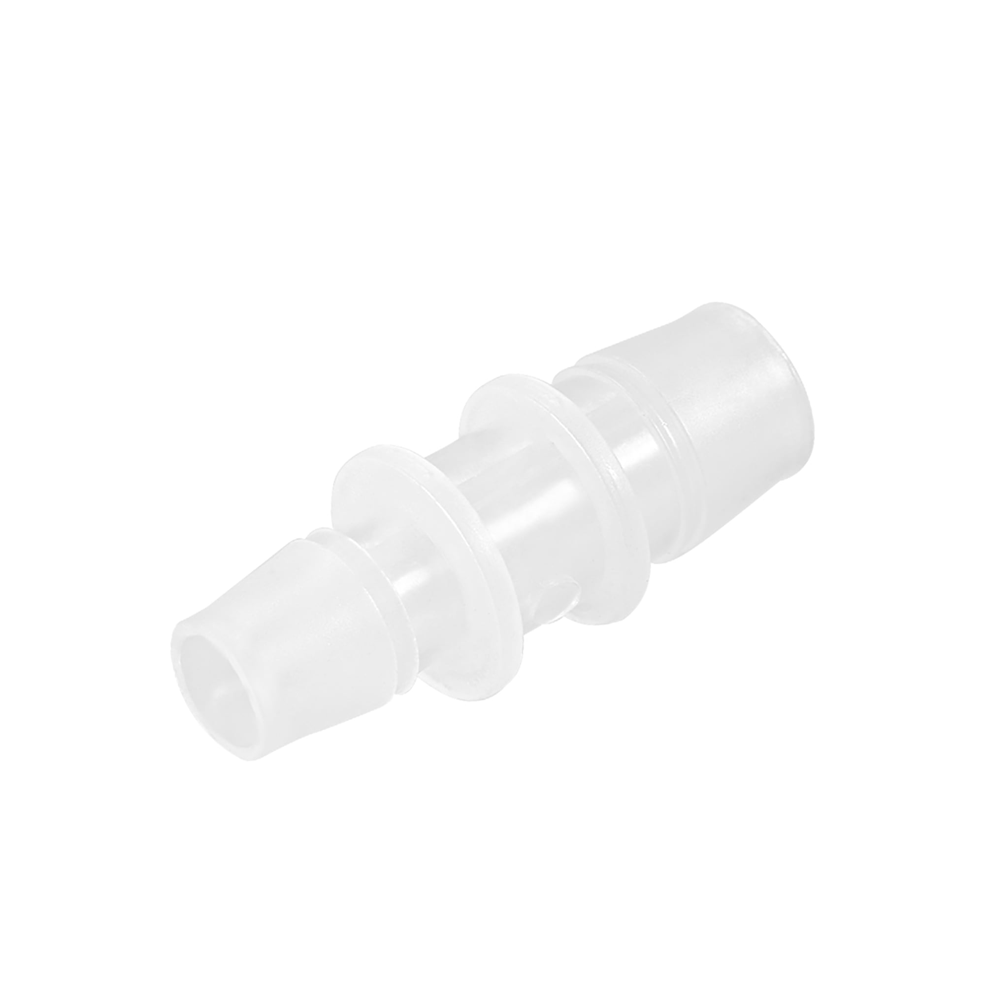 Aquarium Air Valve Connectors Straight Clear White Plastic Airline