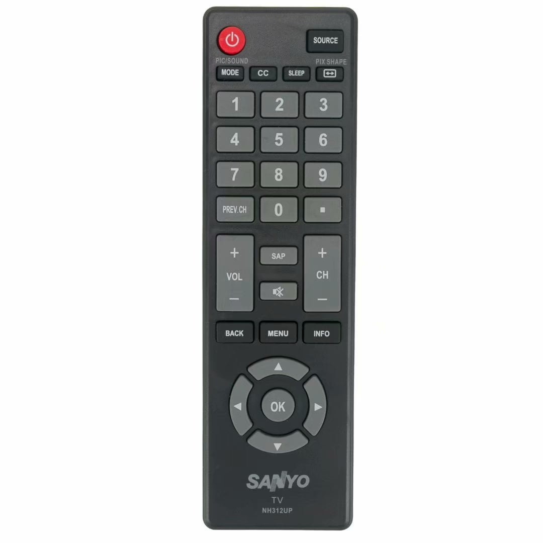 New Remote replacement NH312UP for Sanyo TV FW43D25F FW32D06F FW50D36F FW40D48F