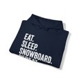 thumbnail image 4 of Snowboarding Hoodie, Gifts, Hooded Sweatshirt, 4 of 4