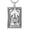 Silver, variant on TEAMER Skeleton Tarot Card Necklace Stainless Steel Amulet Marigold Tarot Card Major Arcana Necklaces for Women Men
