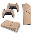 thumbnail image 4 of Skin Sticker for PS5 Slim / Pro / Standard Disc / Digital Edition Console and Controllers Decals for PlayStation 5 SUNKISSED GOLD, 4 of 5