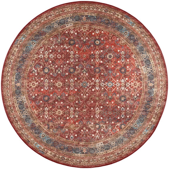 Dalyn Jericho Area Rug JC7-Scarlett JC7SC8RO Scarlett, 8' x 8'
