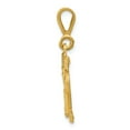 thumbnail image 2 of 14K Yellow Gold Charm Pendant Themed 32 Diamond-Cut, 2 of 3