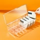 thumbnail image 1 of 1 Set Card Storage Box Office Cards Business Card Case Business Card Folder Name Card Display Desk Card Visiting Card Stand Desktop Child, 1 of 8