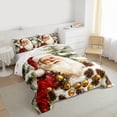 thumbnail image 4 of Manfei 3D Santa Claus Bedding Comforter Set, Dreamy Christmas Twin Comforter Sets, Teens Kids Boys Girls Reversible Bedding Set, Luxury Bedroom Decor, 2-Piece, 4 of 9