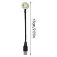 thumbnail image 2 of USB Projector Flexible LED Protection Lamp Rainbow/Sunset Lighting Bright 18cm/28cm/36cm Portable Sleeping Night Light Home White Light 18cm, 2 of 7