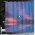 thumbnail image 4 of Ambesonne Nautical Shower Curtain, Reflections on Water, 69"Wx70"L, Purple Pink, 4 of 5