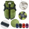 thumbnail image 2 of Winter Dog Coat with Harness Built in Waterproof Windproof Pet Jacket Warm Reflective Snow Vest for Small Medium Large Dogs Cold Weather Outdoor Apparel, S, 2 of 5