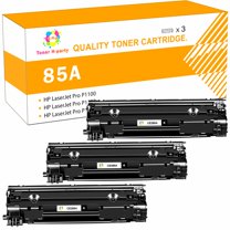 Toner H-Party 85A CE285A | Compatible 85A Toner Cartridge for HP 85A CE285A CE285D Laserjet Pro P1102w M1212nf MFP P1102 M1217nfw 1102w P1005 M1132 M1210 M1212 Printer Ink (Black, 3-Pack | CE285AT1)