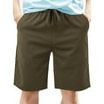 thumbnail image 3 of Mgmyaa Men's Casual Shorts Elastic Waist Drawstring Lightweight Outdoor Summer Beach Shorts Hiking Shorts with Pockets, 3 of 8