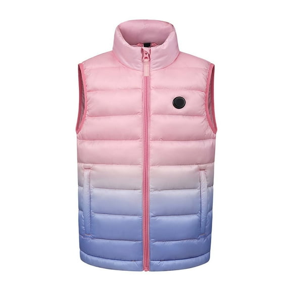 lnmuld Zip Up Jacket Boys Rechargeable Heated Vest Battery Powered Thermal Winter Jacket Inner Wear for Youth Cold Weather Gear Size:4-5 Years