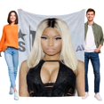 thumbnail image 1 of Nicki Minaj - Nicki Minaj anti-pilling, suave, ligera, esponjosa y acogedora de lujo para hogar y cocina – Perfecta para niños y adultos,120X180cm, 1 of 6