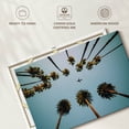 thumbnail image 6 of Elephant Stock Airplane Above Palm Trees Wall Art - Horizontal Canvas Wall Art - Living Room Wall Decor - Floral And Botanical Canvas - Blue And Green Decor - 51" x 34", 6 of 8