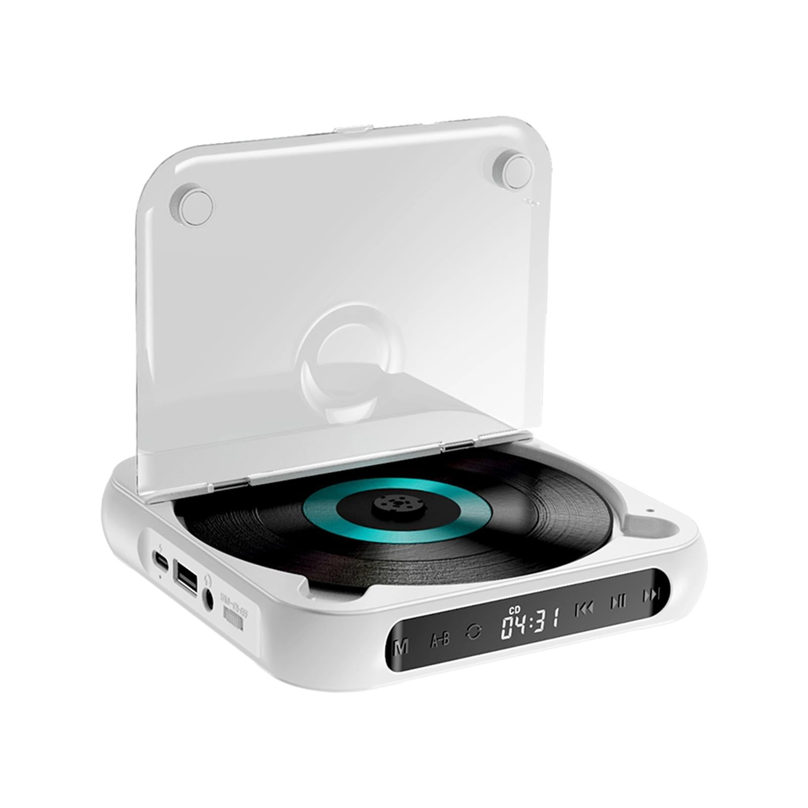 STARTIST Home CD Player Compact Audio Music Player for Friends Language Learners Kids White
