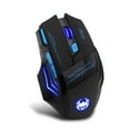 thumbnail image 4 of F14 LED Optical Computer Mouse Wireless 2.4G 2400 DPI 7 Buttons Wireless Gaming Mouse Colorful Breathing Lights for  Gamer, 4 of 7