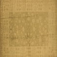 thumbnail image 1 of Ahgly Company Indoor Square Oriental Brown Industrial Area Rugs, 3' Square, 1 of 4
