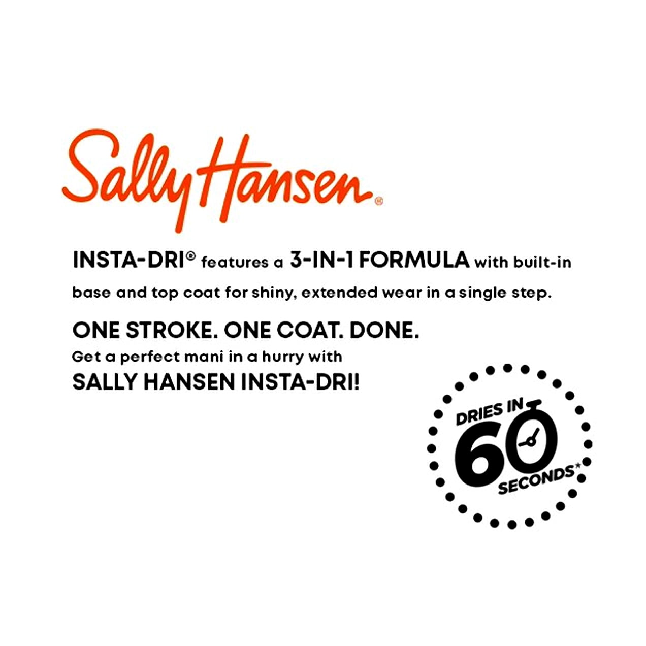 Sally Hansen Insta-Dri Nail Color, Cinna Snap