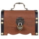 thumbnail image 5 of Caja de almacenamiento de tesoros vintage VORCOOL, hucha organizadora de madera, cofre decorativo con cerradura, 5 of 8