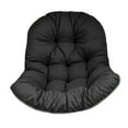 thumbnail image 2 of Cojín para silla de huevo, grueso, para patio, hamaca Negro, 2 of 9