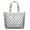 Floral, variant on Cute Spiral Seashell Pattern Travel Tote Bag, Lightweight Weekender Bag for Women’s Sea and Coral Adventures
