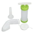 thumbnail image 2 of Sausage Stuffer, Plastic Sausage Casing Set Meat Filling Tool with 2 Funnel Tubes, 2 of 7