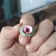 thumbnail image 1 of Anillo de ojos Punk para mujer, anillo de monstruo verde, moda dulce, dos colores, ojos de gato, anillo abierto para pareja, accesorios para dedos de fiesta, 1 of 4