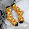 thumbnail image 5 of Logiee Cartoon Pumpkins Print Adult Socks for Men & Women,Calf Socks, Ankle Socks,Boots Socks,Breathable Casual Sock,Unisex Crew Socks, 5 of 6