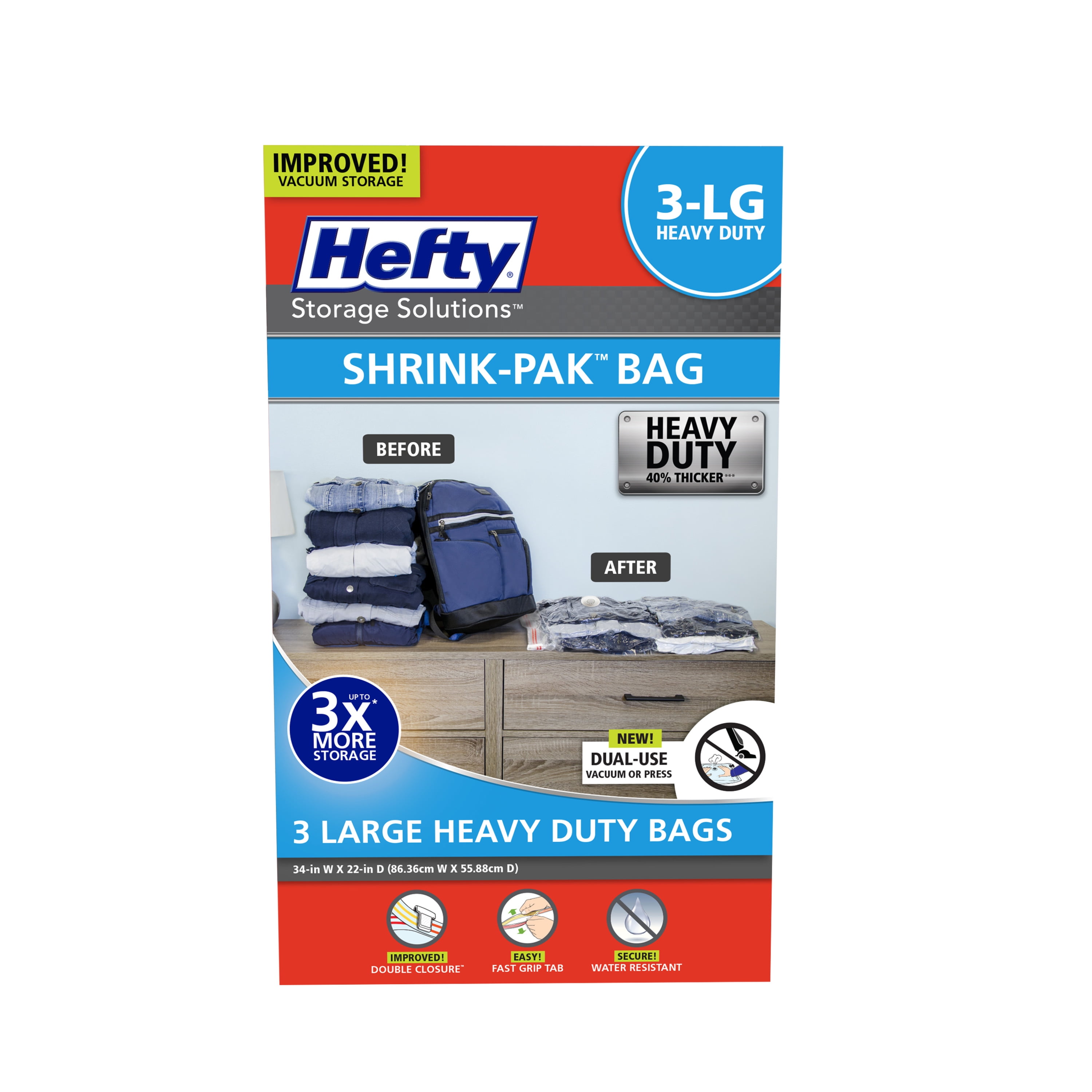 Hefty® Shrink-Pak® Compression Bags - Product Video 