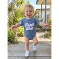 thumbnail image 6 of BemeyourBBs Newborn Baby Boys Baseball Golf Outfit Infant Baby Boy Summer Clothes Waffle Bubble Romper Casual Baseball Golf Letter Embroidery Short Sleeve Bodysuit Playsuit, 6 of 9