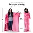 thumbnail image 4 of Manta portátil Super Blanky para mujer, color rosa intenso, 4 of 8