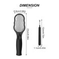 thumbnail image 4 of 2pcs Foot File Massager 304 Stainless Steel Foot Scrubber Dead Skin Steel Callus Remover Portable Dead Skin Scrubber Exfoliator, 4 of 8
