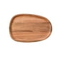 thumbnail image 2 of Whole Wood Lovesickness Wood Irregular Oval Solid Wood Pan Plate Fruit Dishes Saucer Tea Tray Dessert Dinner Plate Tableware Set, 2 of 11