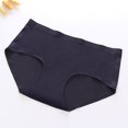 thumbnail image 2 of PNTUTB Women's Seamless Underwear Hipster Panties Minimalist Solid-Color Lightweight Comfortable Breathable Quick-Drying Low-Rise Everyday Briefs, 2 of 7