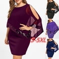 thumbnail image 2 of Vestidos de fiesta De calidad y hermoso, 2022 Nuevo Estilo Irregular Lentejuelas Costuras De Gran Tamaño Elegante vestidos mujer, vestidos de novia cómodo y de alta calidad de banquetpangjing, 2 of 4
