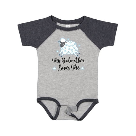 

Inktastic Godmother Godson Lamb Gift Baby Boy Bodysuit