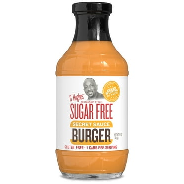 G Hughes Sugar Free Secret Burger Sauce, 16 oz