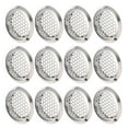thumbnail image 3 of Vent Round Hole Air Louver Soffit Cover Covers Stainless Mesh Grille Ceiling Floor Register Duct Heat Emission Steel, 3 of 9