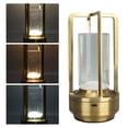 thumbnail image 1 of Cordless Table Lamp, 3 Colors Stepless Dimming LED Bedside Nightstand Lamp Rechargeable Touch Lamp For Bedroom Living Room Dinner Bar, 1 of 8
