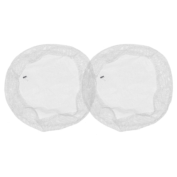 UNOMOR Essential Fan Protective Cover Fan Mesh Covers White Polyester 2Set