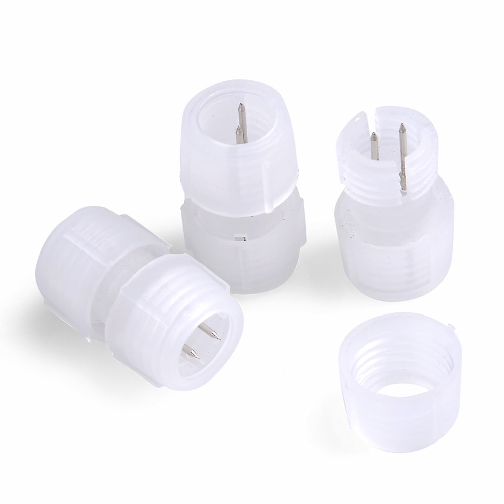 DELight 1/2"PVC Splice Connectors with Pins for 2 Wire Flexible Rope