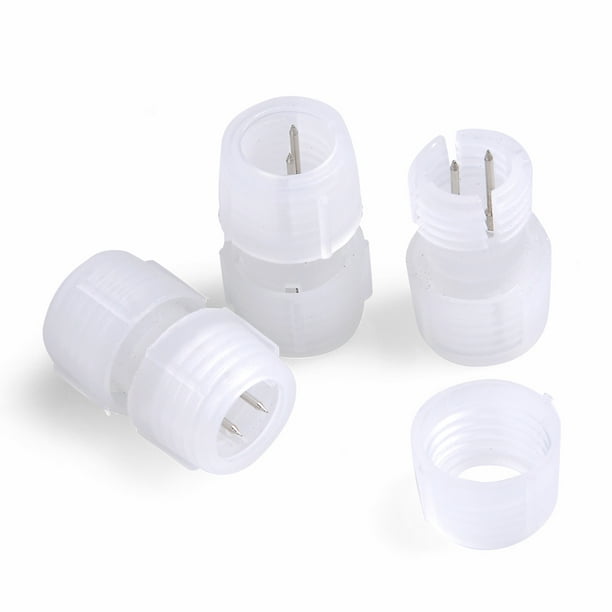 DELight 1/2"PVC Splice Connectors with Pins for 2 Wire Flexible Rope
