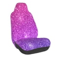 thumbnail image 1 of Fotbe Pink Purple Glitter Funda para Asiento de Auto con Estampado – Impermeable y Antisudor – Ajuste Universal, Lavable a Máquina, Antideslizante (1 Pieza), 1 of 5