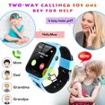 thumbnail image 2 of Kids Smart Watch for Boys Girls -Gifts for 4-12 Year Old Kids, 10 Funny Games SOS Call Music Player Camera Alarm Clock Calculator, Educational Learning Toys (Blue), 2 of 9
