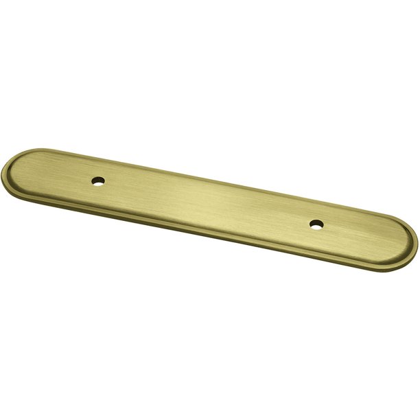 Brainerd 3" Oval Pull Backplate, Antique Brass
